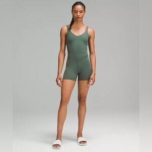Lululemon Align Bodysuit 4” - Dark forest
